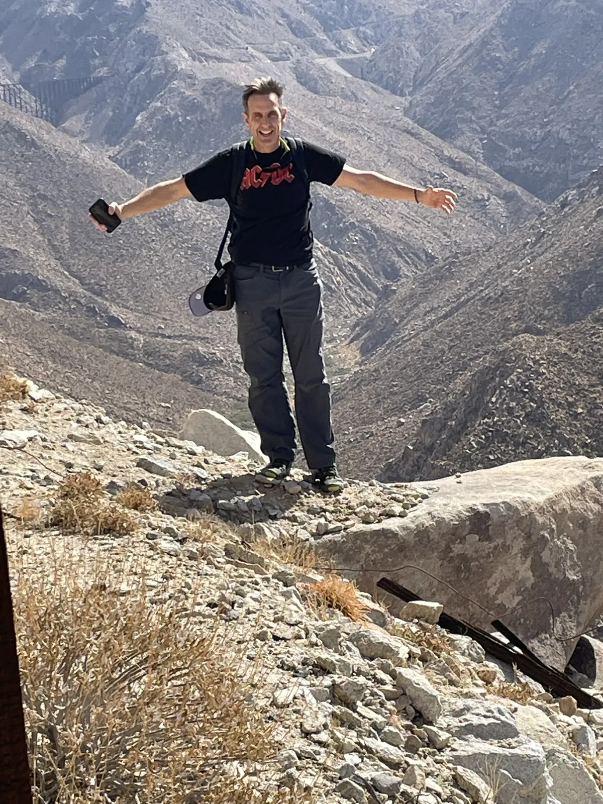 Mike in the desert